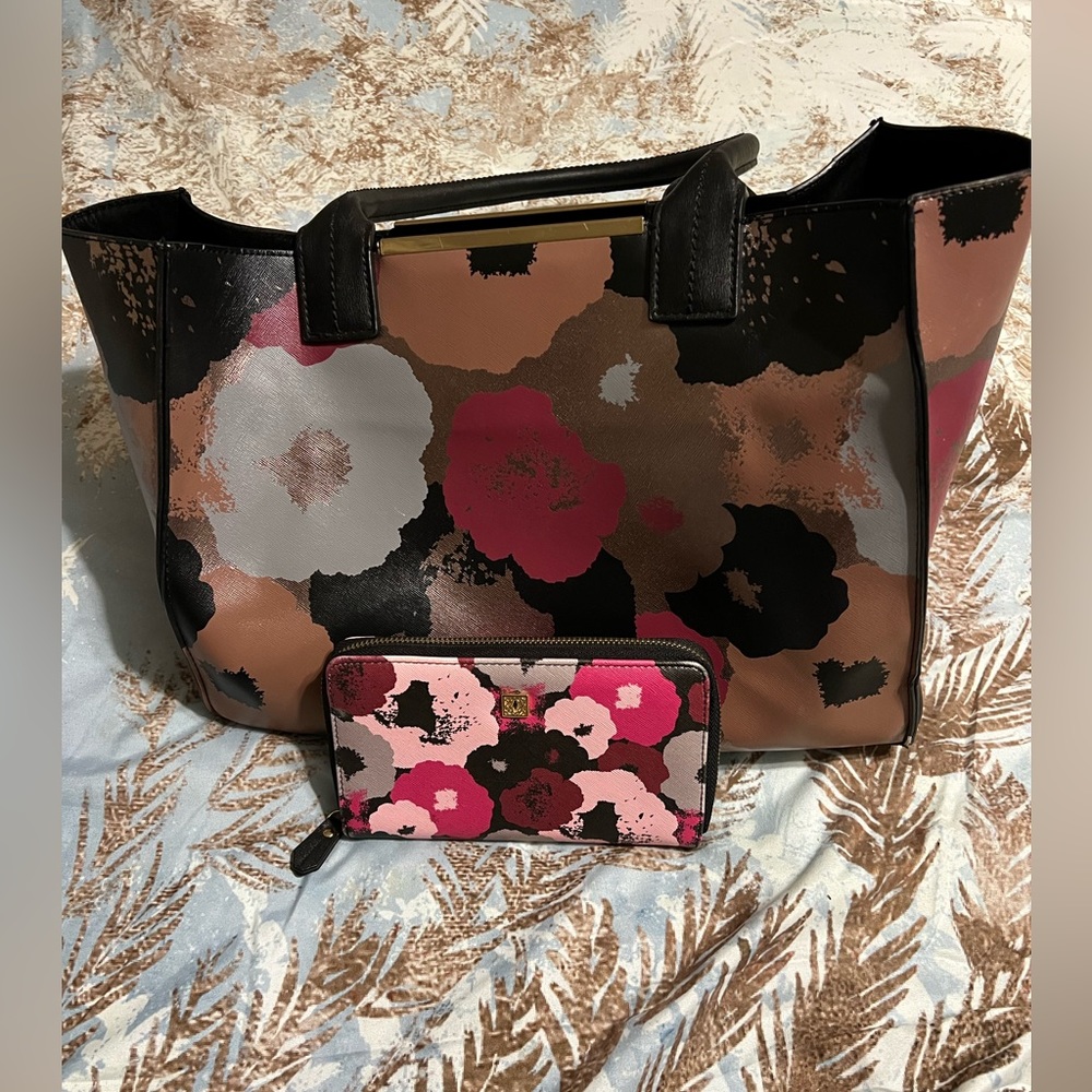 Kate Landry purse with matching wallet.